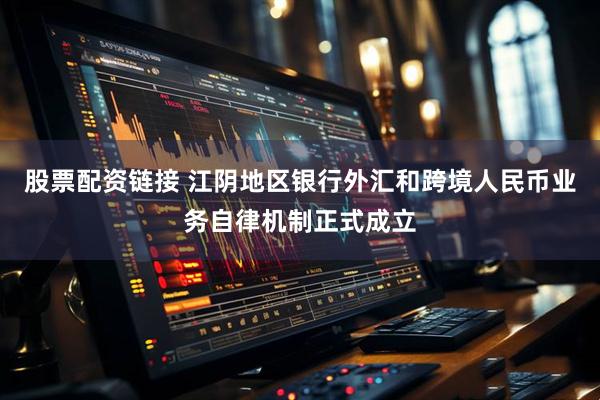 股票配资链接 江阴地区银行外汇和跨境人民币业务自律机制正式成立