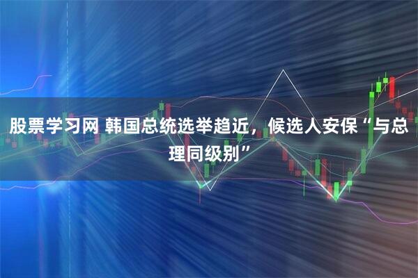 股票学习网 韩国总统选举趋近，候选人安保“与总理同级别”