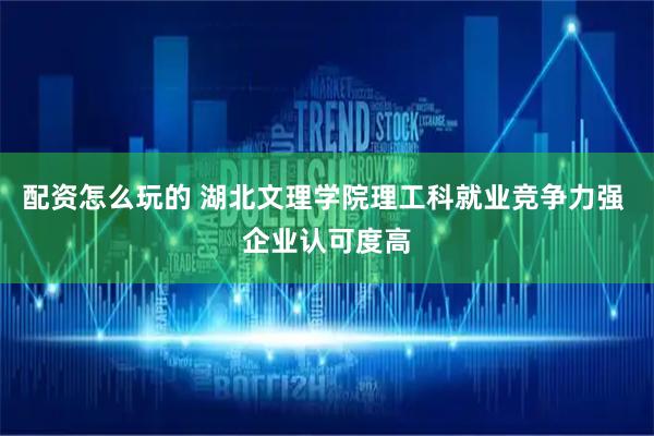 配资怎么玩的 湖北文理学院理工科就业竞争力强 企业认可度高